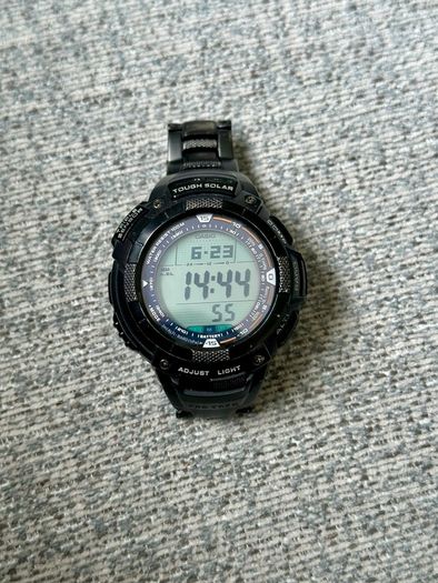 Casio Pro Trek PRG-80YT Titanium Solar Watch - Full Set