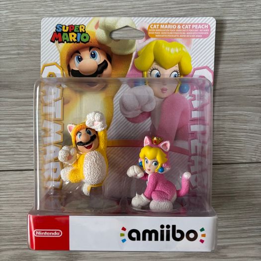 Amiibo Cat Mario + Cat Peach 2-pack