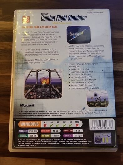 PC Combat Flight Simulator WWII Europe Series Game