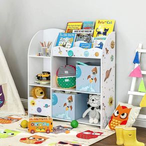Kids storage Organizer for Toys and Books kids bookcase