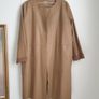 Cos Leather Coat Size Uk 14 Image 2
