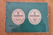 framed Guinness labels