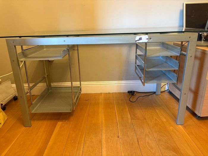 Office Glass top table