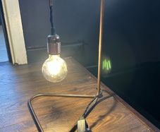 copper lamp