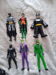 Marvel Batman_Robin_Joker_ Riddler Action Figures