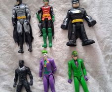 Marvel Batman_Robin_Joker_ Riddler Action Figures
