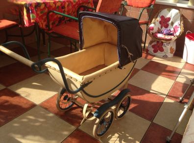 antique dolls pram