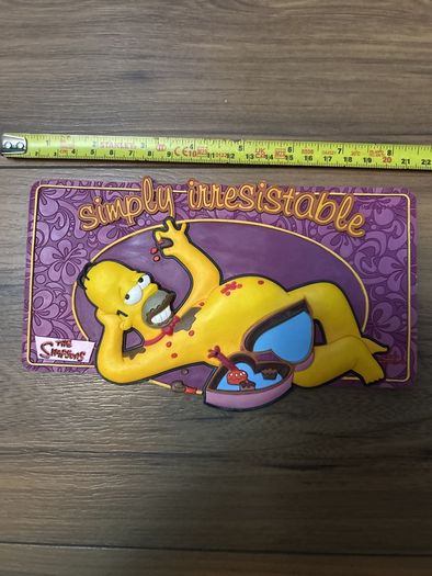 Simpsons door sign