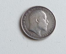 Edward the Seventh silver threepence