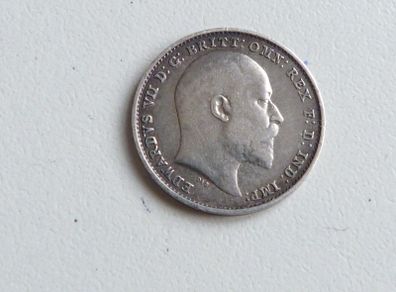 Edward the Seventh silver threepence