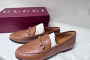 Gucci jordaan loafer size 38 half