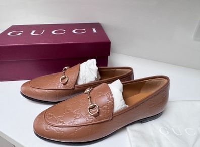 Gucci jordaan loafer size 38 half