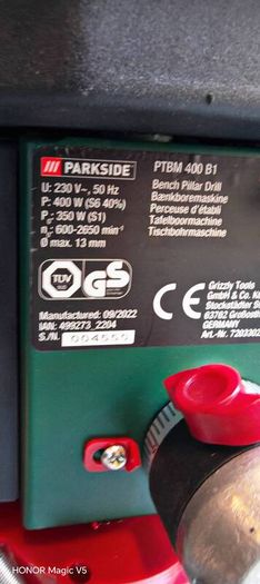 Parkside bench drill
