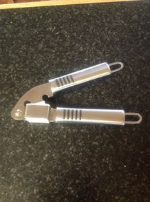Stainless Steel Garlic Press
