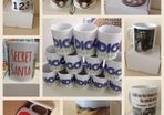 50 x personalised custom printed mug gift photo logo text