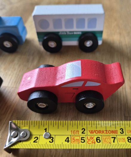 Little Town Wooden toy vehicles X 4