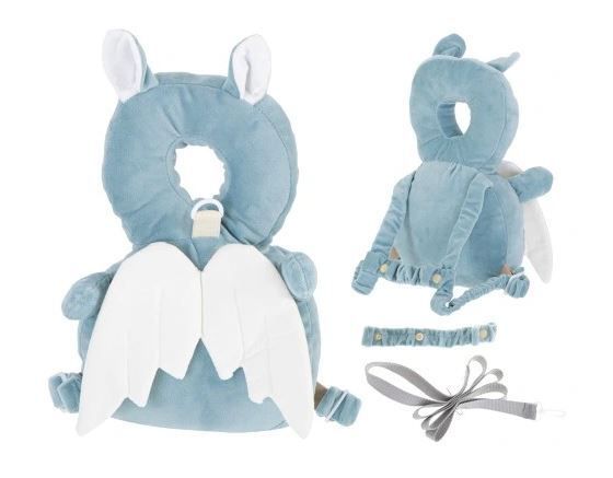 Backpack harness for learning to walk - shades of blue