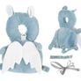 Backpack harness for learning to walk - shades of blue Image 2