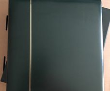 Lot of 4 Green Safe 14-ring album.  Stamp Album.
