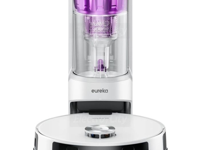 Eureka E20 Evo Plus Robot Vacuum with Bagless Self Emptying Station White