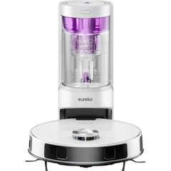 Eureka E20 Evo Plus Robot Vacuum with Bagless Self Emptying Station White