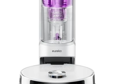 Eureka E20 Evo Plus Robot Vacuum with Bagless Self Emptying Station White