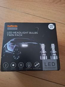 Halfords Advanced LEDr H7 477 Headlight Bulb Twin Pack