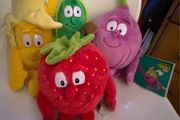 Fruit and Veg plush toys