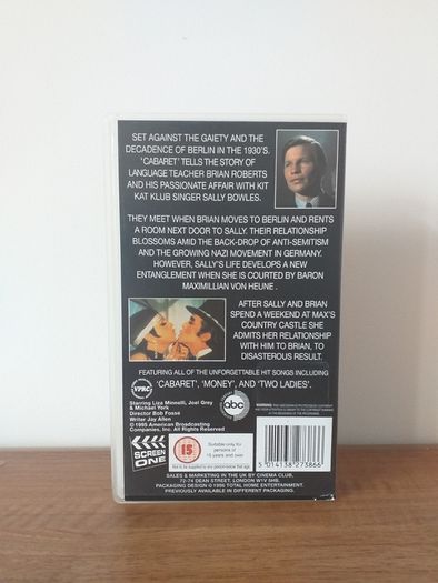 Cabaret VHS Tape Liza Minnelli Joel Grey Michael York