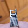 Silver 1940s Swiss Made Omikron Lady's Mechanical Wind up Swiss Watch 800s Silver Image 9
