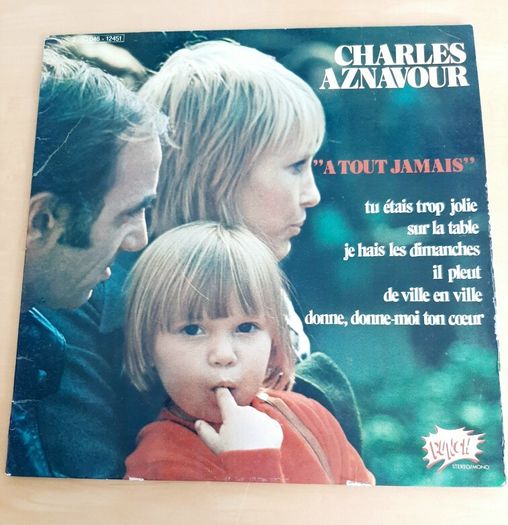 Charles Aznavour 1973 French LP