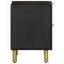 Bedside Cabinet Black Image 4