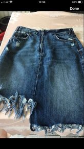 Ladies stunning denim skirt size M