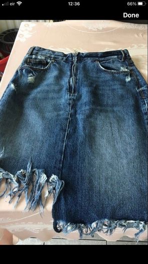 Ladies stunning denim skirt size M