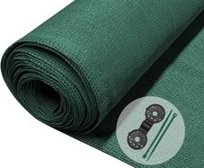 NEW SALE | Privacy Netting 1x10m Garden Screening HDPE Shading Net, 75 Percent Shading Rate UV resistant, Tear Resistant Windbreak Fencing with Holes and Cable Ties, Green