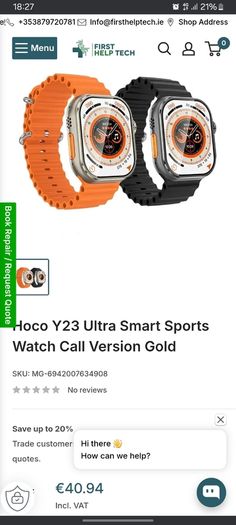 Hoco Y23 Ultra Smart Sports Watch