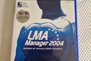 LMA Manager 2004 PlayStation2 Ps2 Games Original