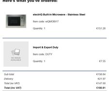 Built in microwave