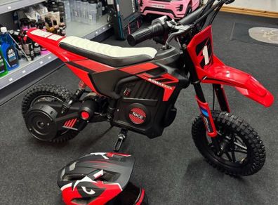 Kids electric dirt bike with free full face helmet