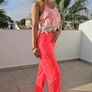 Neon pink sports joggers S,M,L Image 5
