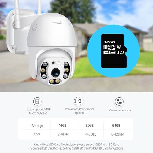 Wireless CCTV Camera With Night Vision Recording