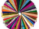 Mixed Nail Art Transfer Foil Stickers Wraps 12cm Foils - 50 pcs