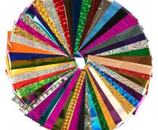 Mixed Nail Art Transfer Foil Stickers Wraps 12cm Foils - 50 pcs