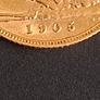 Gold half sovereign 1905 Image 7