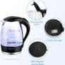 Glass Water Kettle with LED Lighting , 2200 Watts, 1.7 Liter, Boil-dry Protection, BPA Free (FREE POSTAGE) Image 3