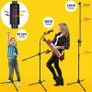 Tripod Boom Sheet Microphone Stand Universal Metal Gooseneck Mic Stand, for Performance Singing Speech Wedding Stage and Outdoor (FREE POSTAGE) Image 2