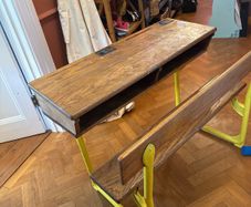 vintage school desk
