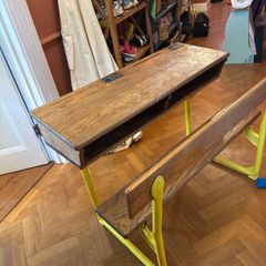 vintage school desk