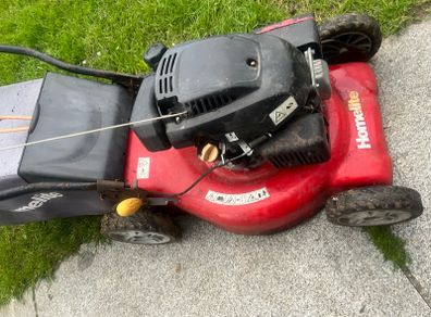 petrol lawnmover