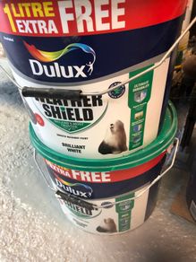 White paint weather shield Dulux